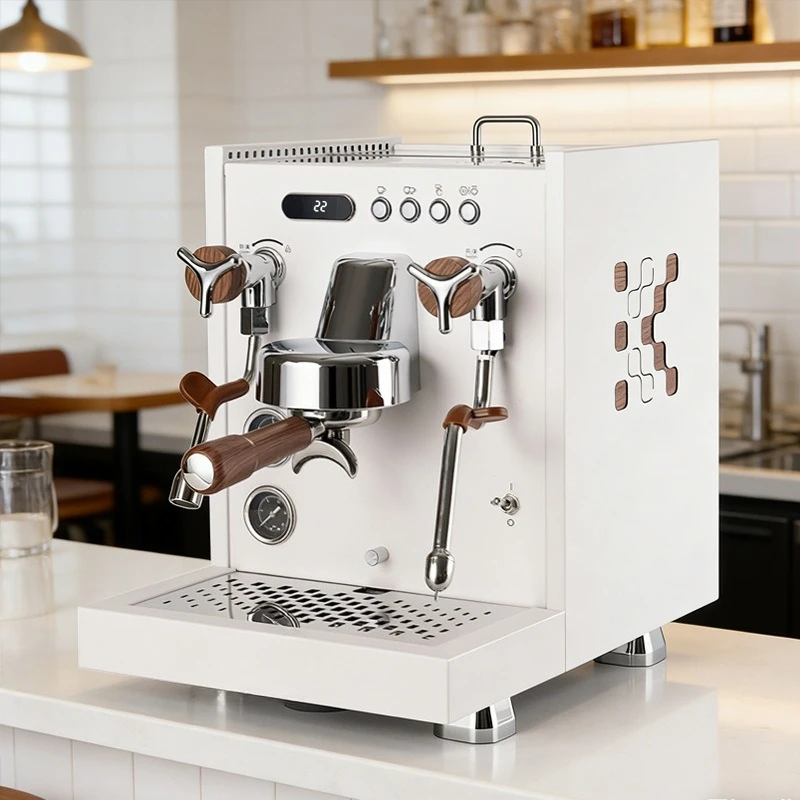 Commercial semi-automatic coffee machine, Italian automatic water filling single-head steam milk coffee brewing equipment