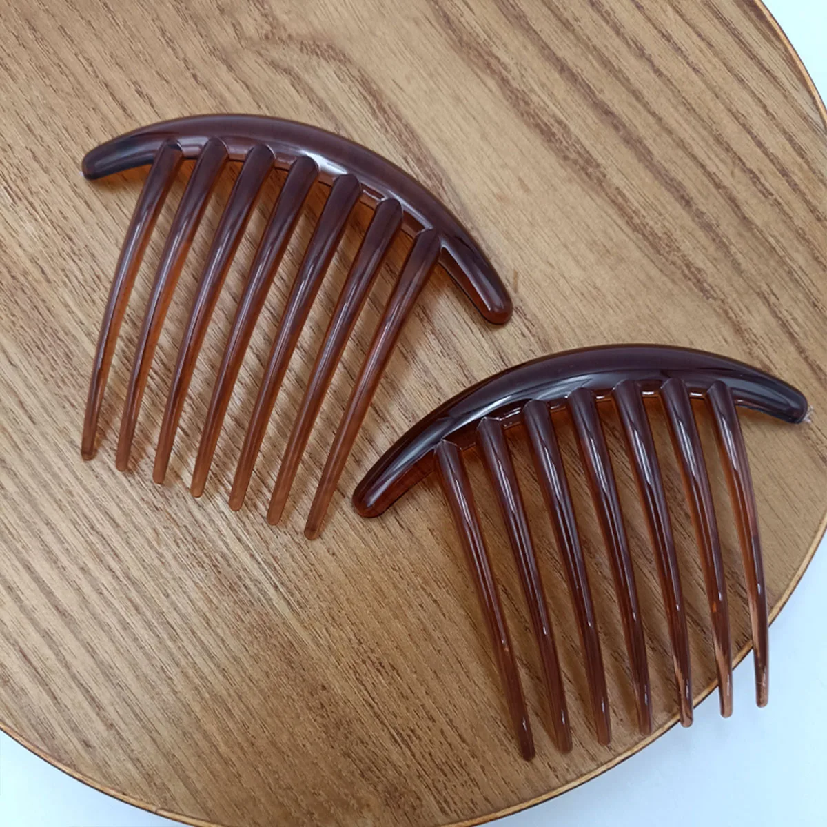 2/8 PCS 7 Zähne PC Material Kunststoff Haarkämme Kopfschmuck Kamm mit Zähnen Einsatz Kamm Dame Haarschmuck – Detail 9