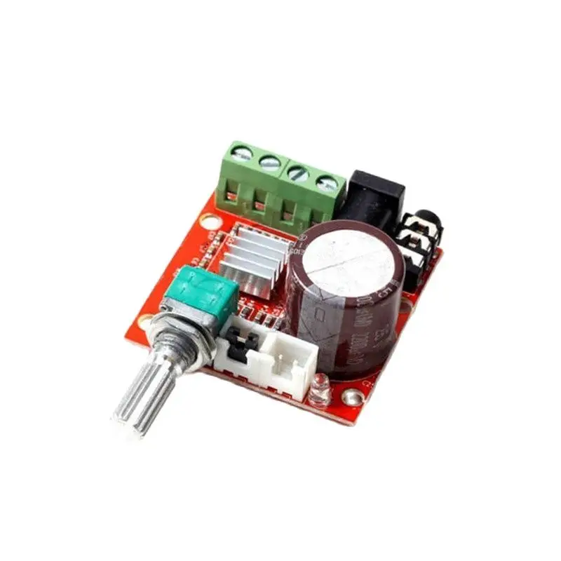 

PAM8610 mini power amplifier board TDA2030 12V 10W pure class D stereo power amplifier