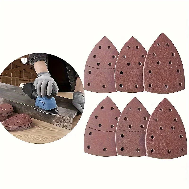 5/20개 샌딩 시트 - 마우스 샌더용 11개의 구멍이 있는 40-240 그릿의 혼합 입자 - 마무리 및 연마 작업에 적합합니다!