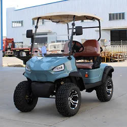 Wholesale and retail of 2-seater golf carts with lithium batteries, latest CE certification for electric vehicles