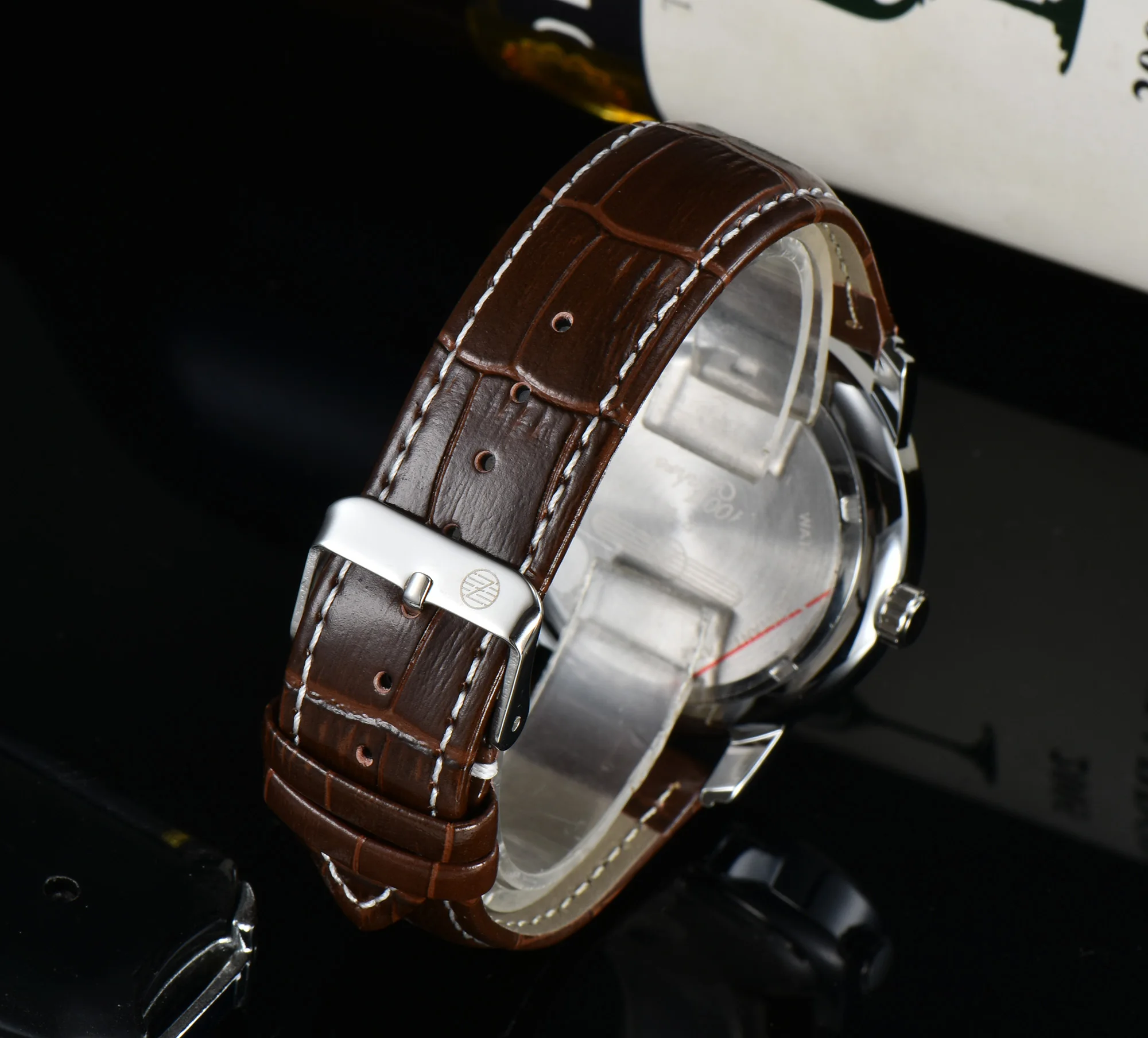 ساعة عمل عصرية جديدة زيبلين تاريخ تلقائي كلاسيكي ريترو طبعة تذكارية ساعة رجالية بسيطة كاجوال كوارتز