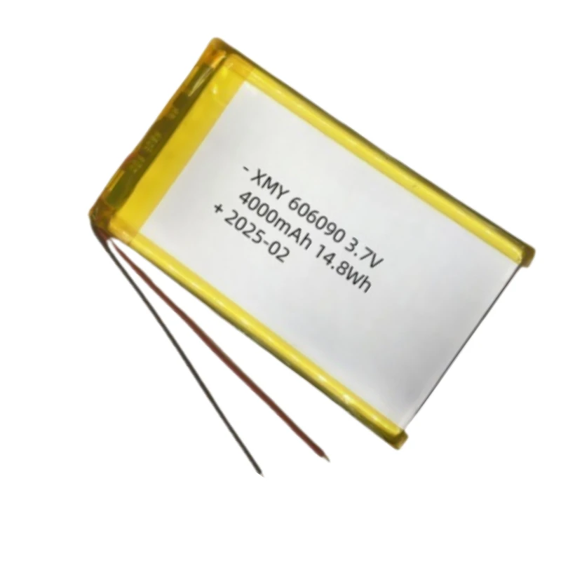 بطارية قابلة للشحن 606090 3.7 فولت 4000 مللي أمبير لبنك الطاقة Powerbank أحزمة التدفئة أضواء الطوارئ تدفئة اليد آلات التعلم