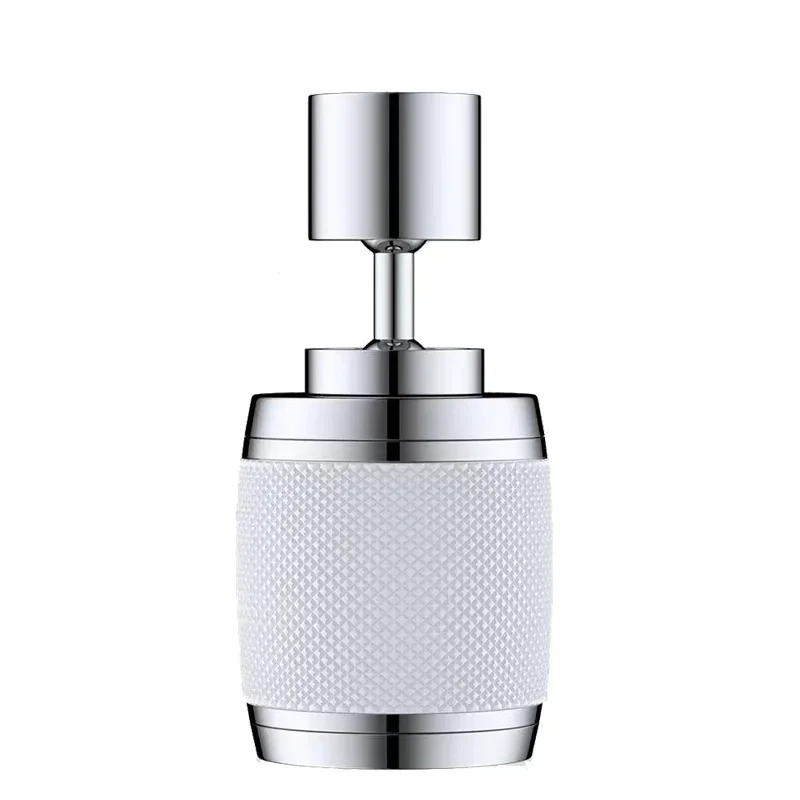 Nowy metalowy aerator do kranu kuchennego Uniwersalny obrót 3 tryby Opryskiwacz Filtr Dyfuzor Dysza oszczędzająca wodę Przedłużacz kranu zapobiegający rozpryskiwaniu — zdjęcie 2