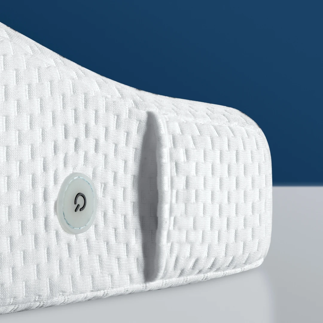 AMOLUX 럭셔리 전기 침구 건강 관리 인체 공학적 에어백 기능 탑 안티 코골이 메모리 폼 베개