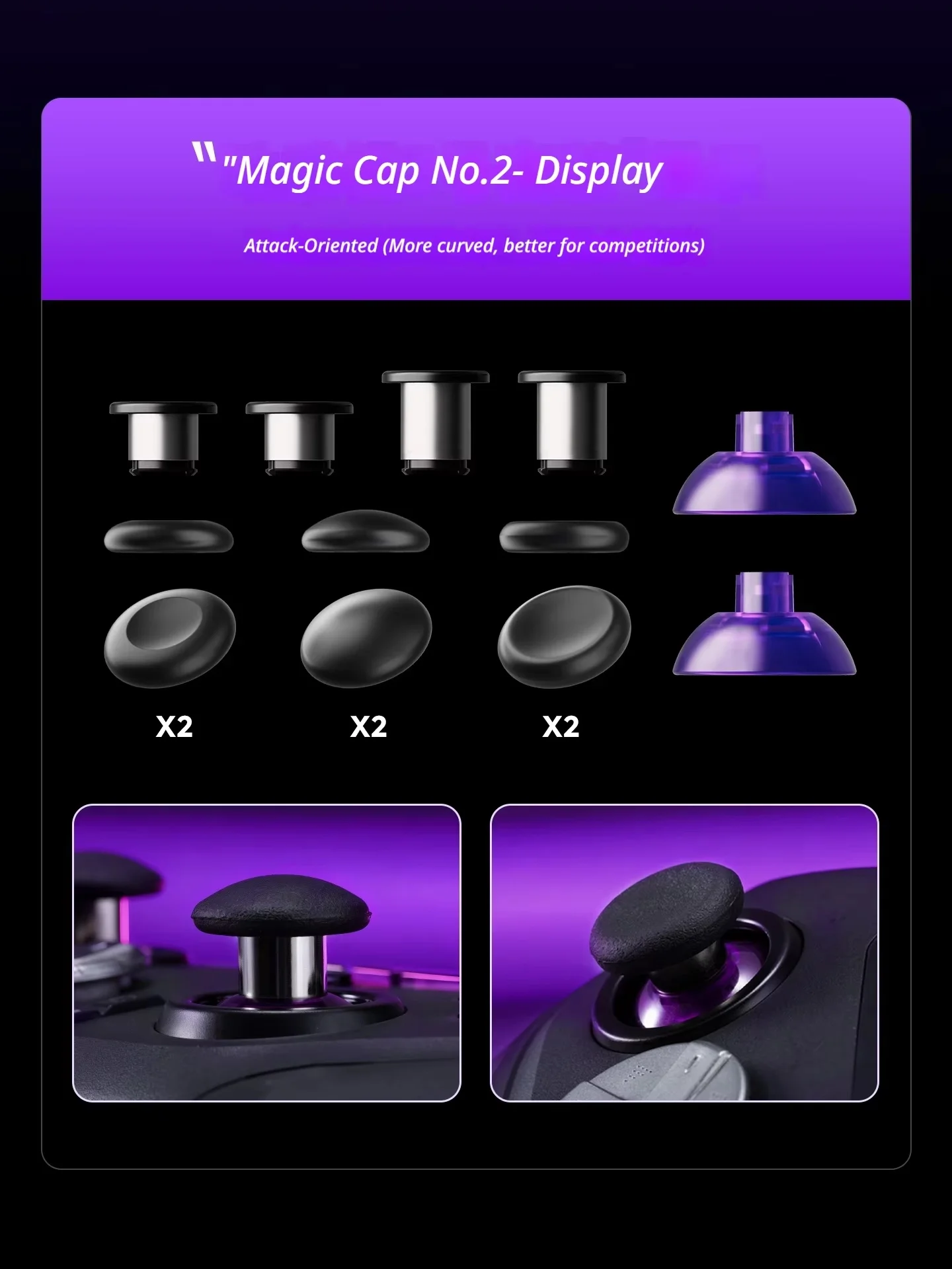 LEADJOY SABER PLUS とMAGIC CAP NO.1 LEADJOY Saber Plus Xeno Magic Cap No.1 No.2 Modular Gaming