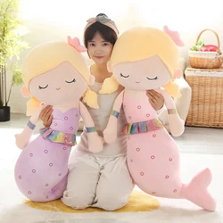 Large Mermaid High Quality Filled Cotton Stuffed Plush Toy for Girls Princess Rag 125CM Marine Life Hugging Cushion Kids Gift