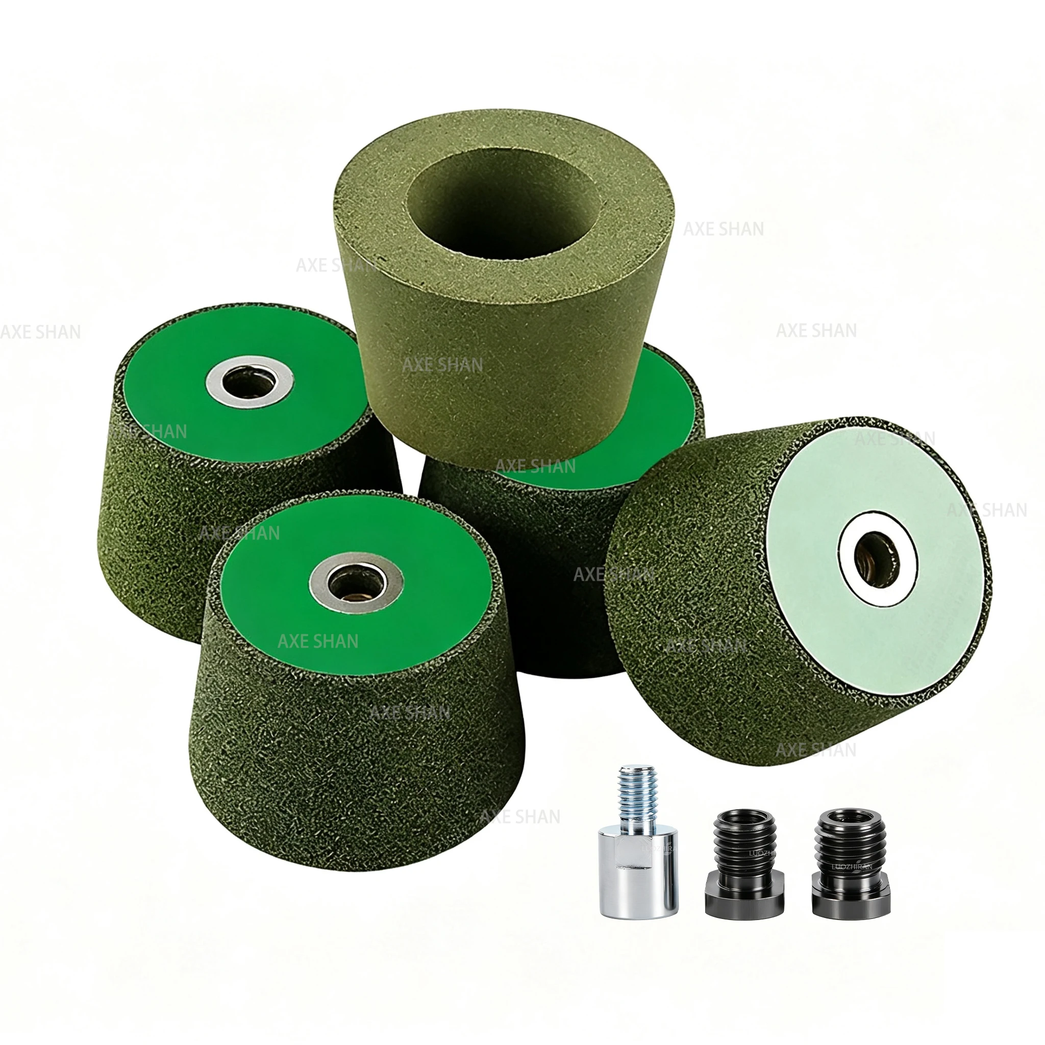 Horn-shaped Grinding Wheel Angle Grinder Abrasive Cup M10/M14/M16 Thread Adapter for Marble Stone Metal Sanding Polishing 1 PCS