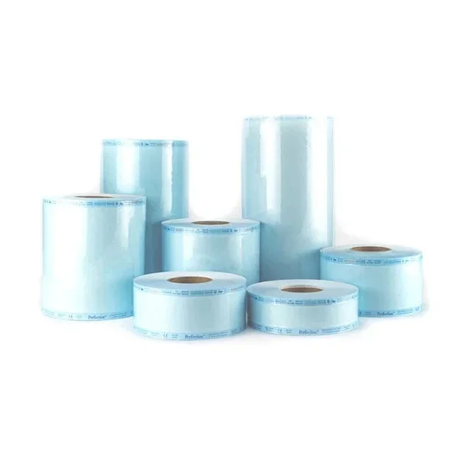 

Good priceMedical Packaging Heat Seal with Indicator Dental Sterilization Roll Pouch manufacturer