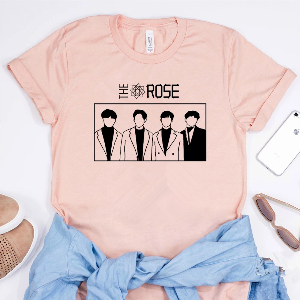 The Rose Shirt Dawn To Dusk T-shirt We Are in The Rain Cool Music Tees K-Rock Tshirt Kpop Concert Merch Trendy Top Gift for Fans