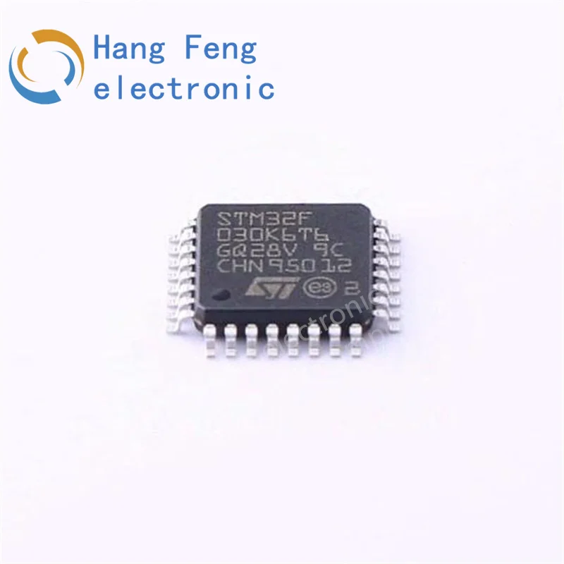 10PCS new original STM32F030K6T6 package LQFP-32 ARM Cortex-M0 32-bit microcontroller MCU