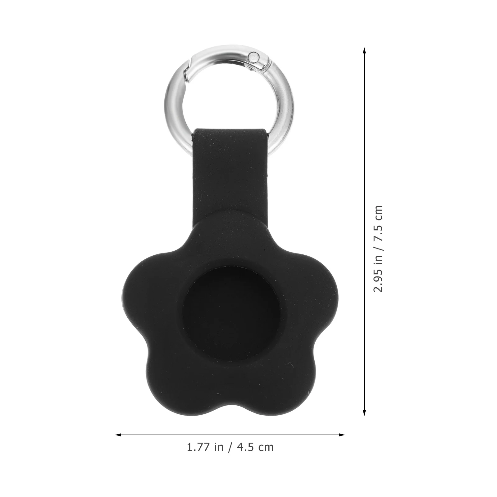 Funda de silicona portátil, soporte protector, llavero, cubierta de piel duradera, accesorios aptos, 2 uds.