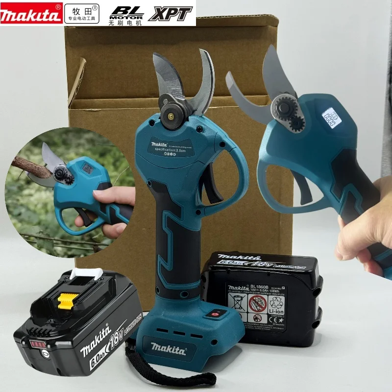 

Original Makita 18V Brushless Electric Pruning Shears Garden, Tool Branche Cutter Cordless Electric Garden Scissors Fruit Tree