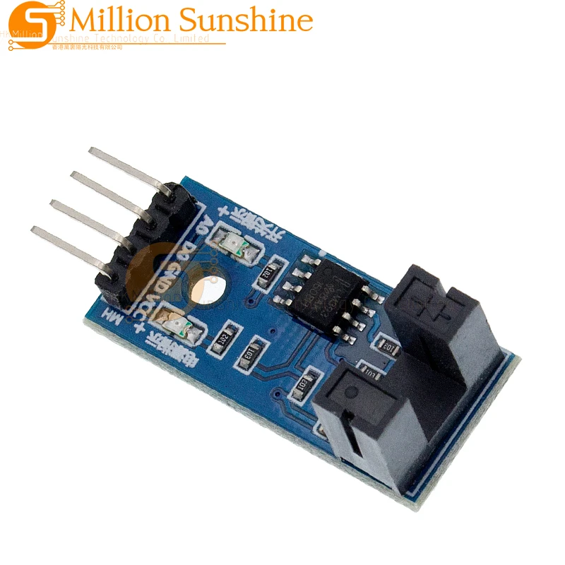IR Infrared Slotted Optical Speed Measuring Sensor Optocoupler Module For Motor Test PIC AVR Speed Module