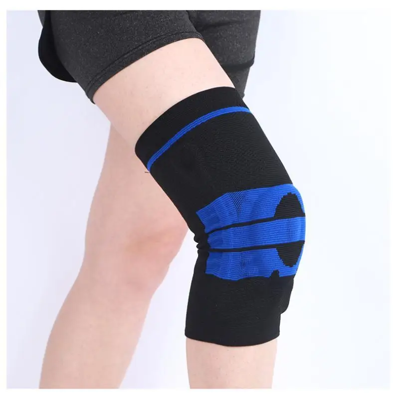 Silicone Knee Protection Pads Comfortable Support Brace for Basketball Gym Fitness Training Men Women