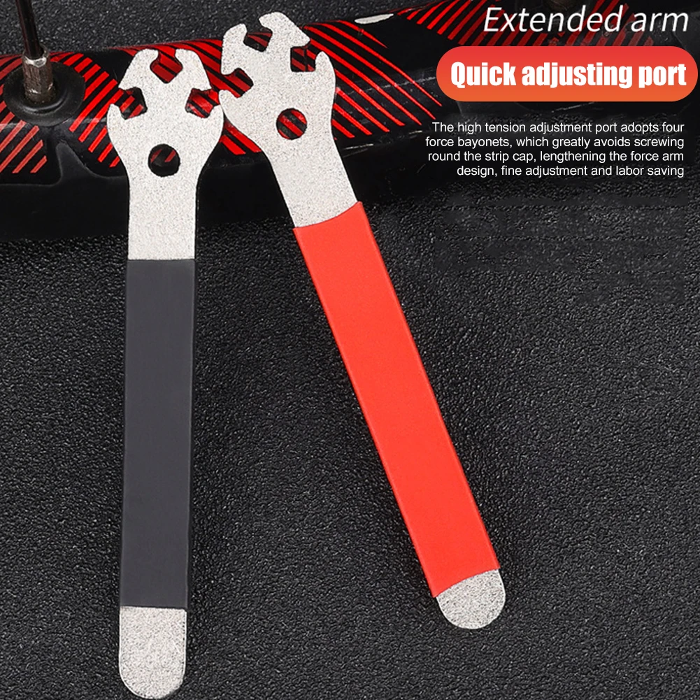 Stainless Steel Mountain Bicycle Spoke Wrench Anti-slip MTB Bicycle Bike Rim Wheel Spoke Wrench Tension Correction Repair Tools