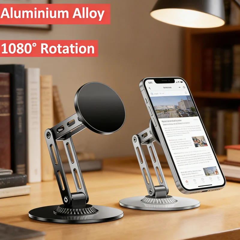 

Магнитный держатель для телефона на стол и в автомобиль, крепление для смартфона, GPS-навигатора, мобильного телефона, подставка для iPhone 17, Samsung, Xiaomi