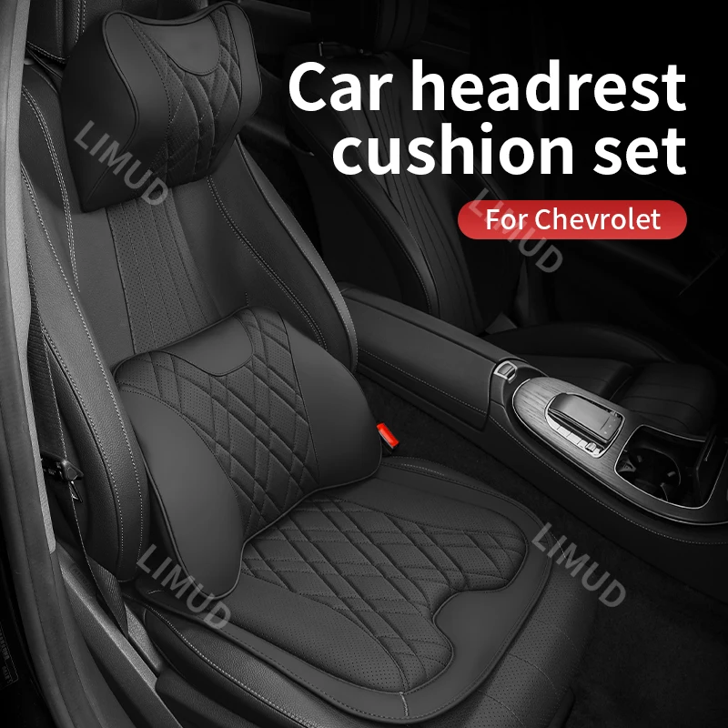 Para Chevrolet Chevy Cavalier Trax Monza Blazer Malibu Equinox Trax Captiva Orlando cojín de cuello de coche almohada para accesorios de coche