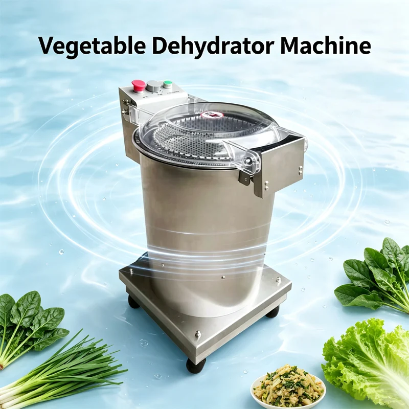 Essential Vegetable Dehydrator For Commercial Restaurants Stainless Steel High-Speed Rotating Lettuce Spinach Fast Drying Machin