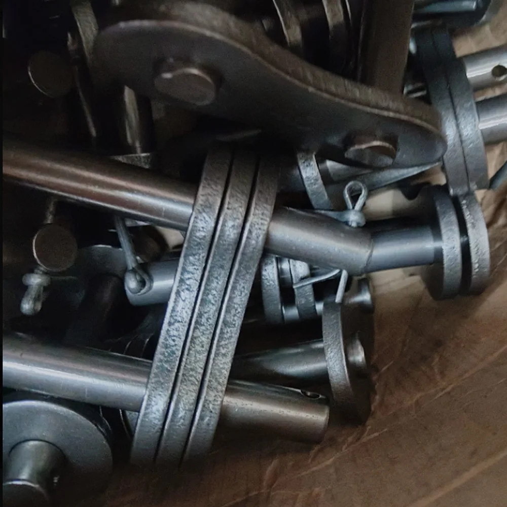 1Pc Carbon Steel Transmission Chain Double-Row Master/Offset Link 06B/08B/08A/10A12A/16A  20A/24A/28A/32A Chain Links Connector