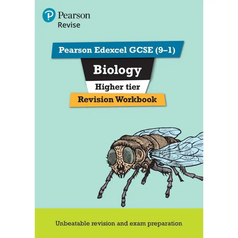 

Рабочая тетрадь Pearson REVISE Edexcel GCSE по биологии более высокого обращения для заданий и экзаменов на 2025 и 2026 гг. Стивена Хура. 9781292131764