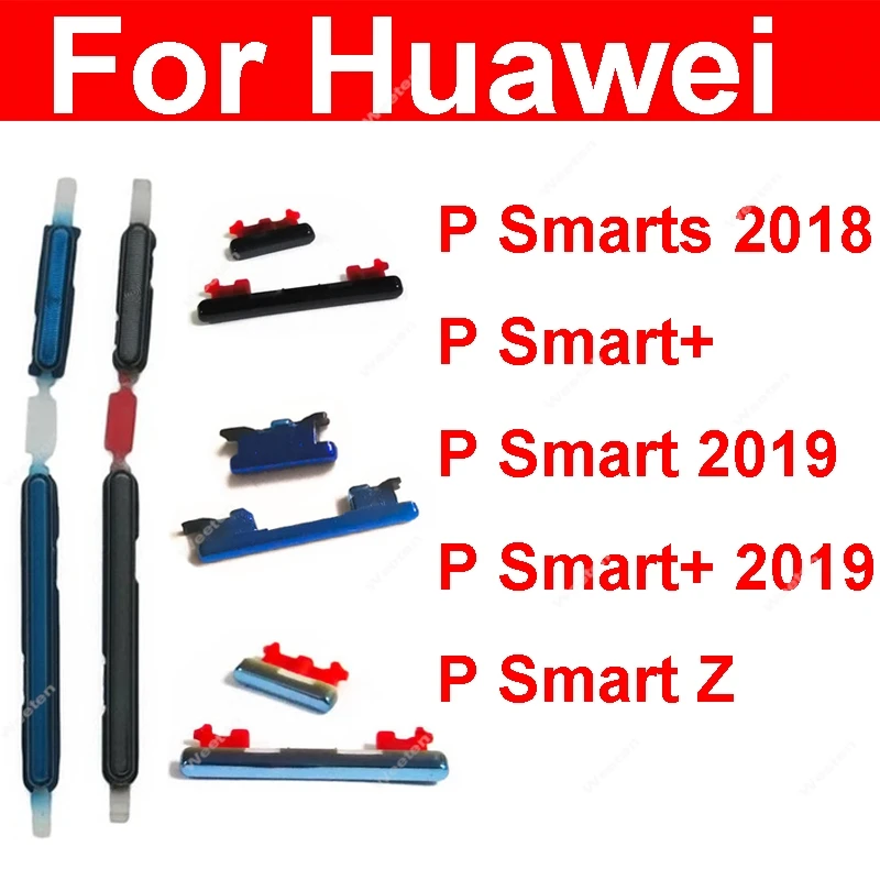 Power Volume Side Buttons For Huawei P Smarts Plus P Smarts Plus Z 2019 Side Power Up Down Volume Button Keys Repalcement Parts