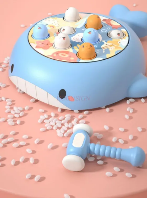 ของเล่นกราวด์ฮอกสําหรับปริศนาสําหรับเด็ก การศึกษาปฐมวัยสําหรับทารกอายุ 1 ถึง 2 ถึงครึ่งปี