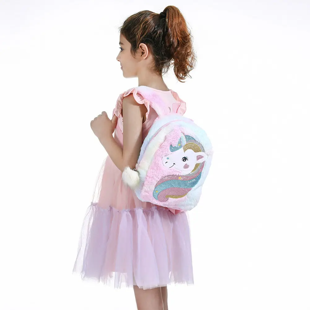 

Unicorn Backpack Kids Schoolbag Lightweight Travel Bag For Children Rabbit Ears Design Unicorn Bag Birthday Gift