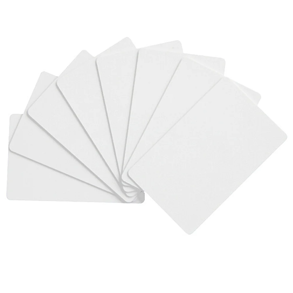 10Pcs Ntag215 White Blank Contactless Ic Smart Card Writable for Door Lock Access System Attendance Identification