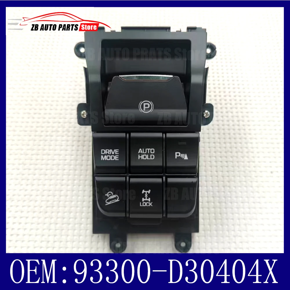 for Tucson TL electronic handbrake switch, downhill assist mode adjustment, four-wheel drive mode switch OEM 93300-D3040