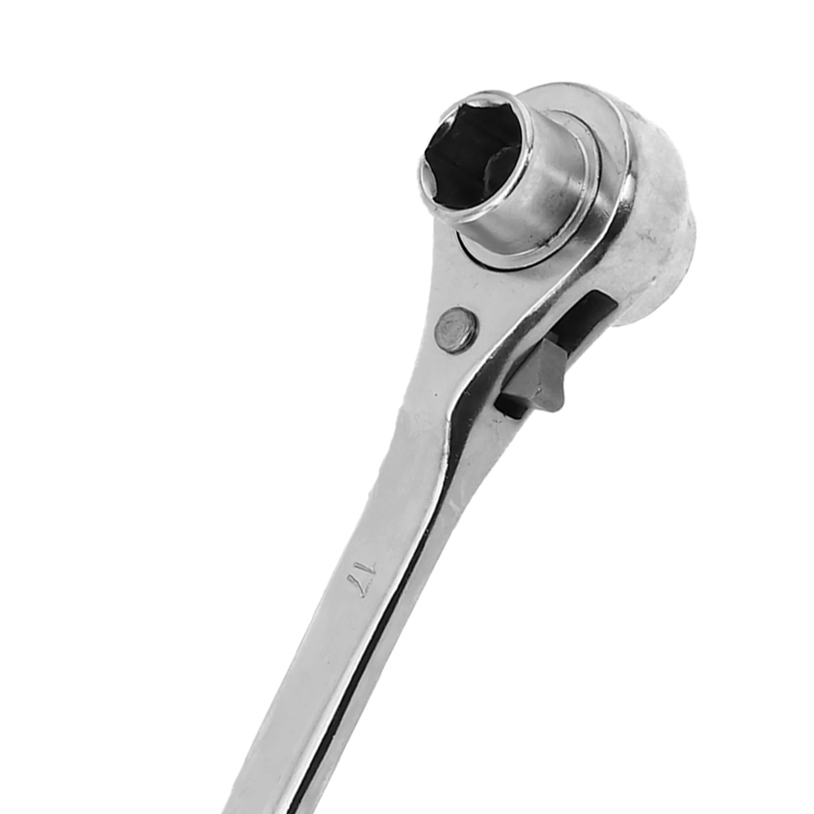 Flexible 17 22mm Plum Head Socket Wrench Chrome Vanadium Steel Ratchet Spanner for Efficient and Safe Twisting