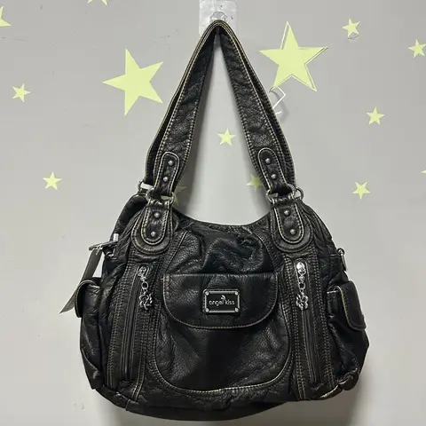 Angel kiss Handhag Borse a tracolla da donna alla moda Borse da design in bronzo Borse grandi da donna con manico superiore Borsa grande Hobos