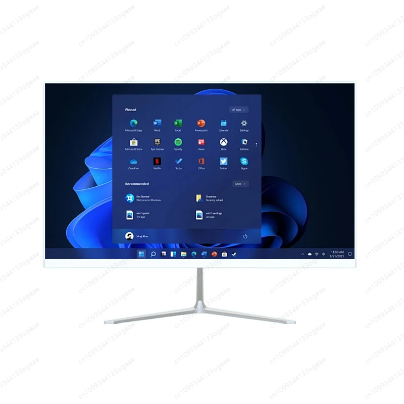 All in One Pc 21.45 Inch Desktop Computer I3-4th/6th Gen Optional 8gb 256gb Ssd All-in-one Computers All in One Aio Pc