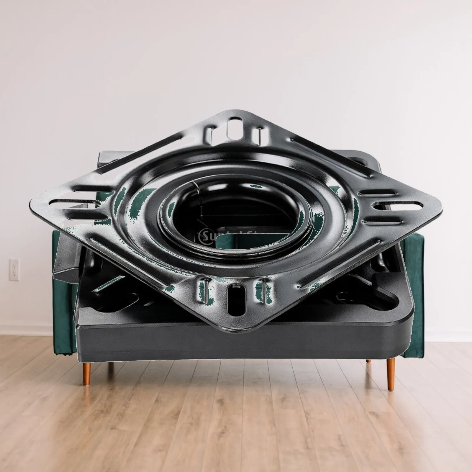 Boat Seat Swivel Base Low Profile 360 Rotation Marine Steel Turntable for Deck Chair Mount Hardware