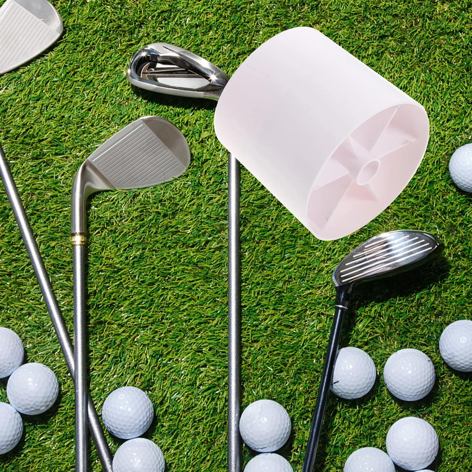 

1pcs Hole Cup Golf Training Aids Premium Plastic Putting Practice Yard Backyard Green Protector Flag Support Durable Easy Use
