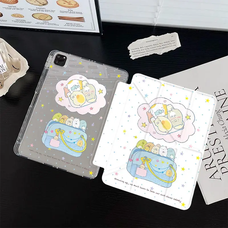 Anti-Bending 3+Y Fold Case For Redmi Pro2 2025 12.1 Redmi Pad SE 11 inch Xiaomi Pad 5/6/7 11 inch Redmi Pad Pro 12.1