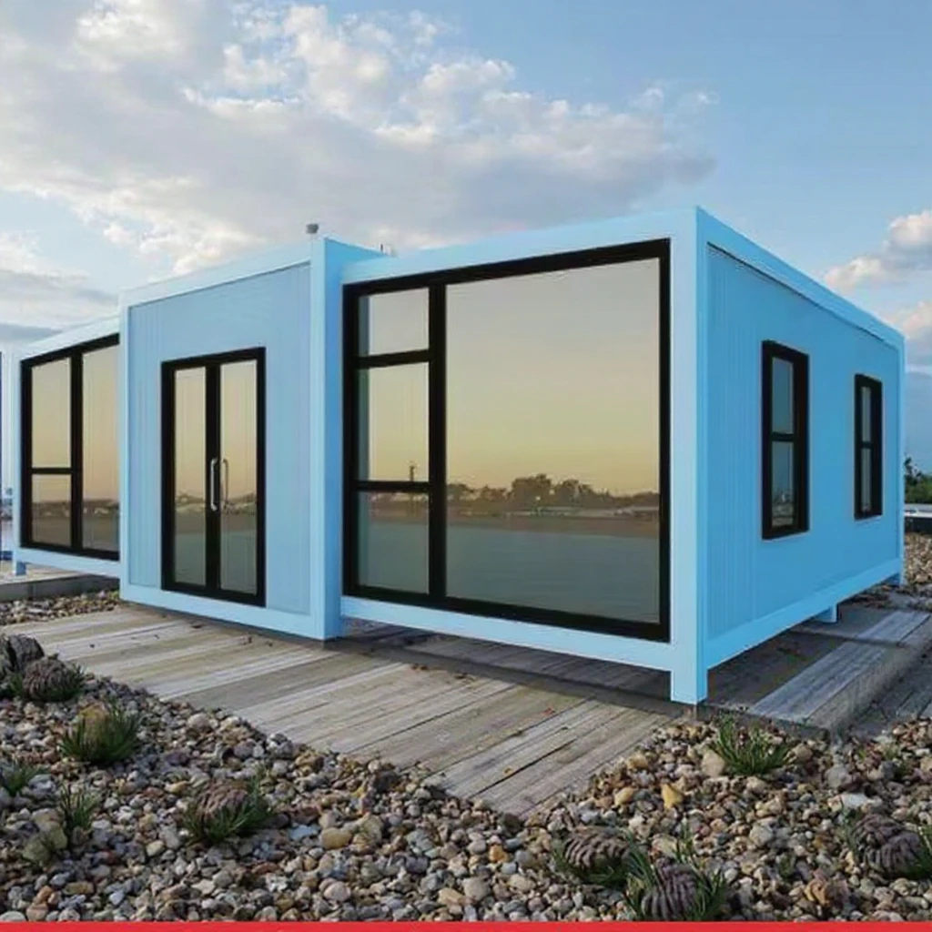 Hot Sale Waterproof 20ft 40ft Expandable Mobile Home Caravan Portable Houses 2 Bedrooms 3 Bedroom Container House Ready to Ship