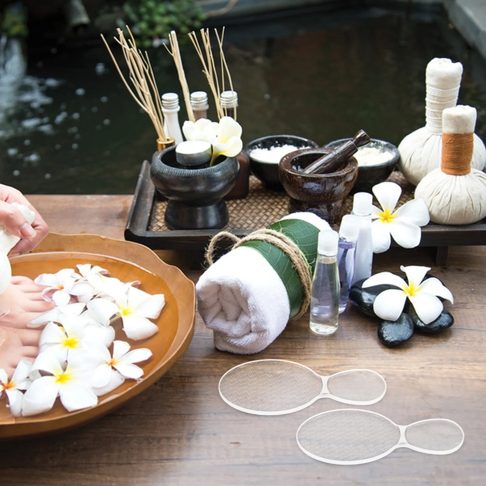 

2Pcs Nano Glass Foot File Dual Sided Pedicure Tool for Dry Cracked Heels Thick Skin Exfoliator Professional Foot Care Grinder