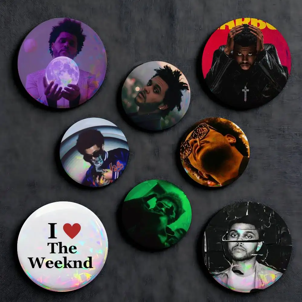 Funny Singer The Weekend Badges Round Exquisite Badge Brooches Creative Pins For Clothes Hat Backpack Gift Accessories