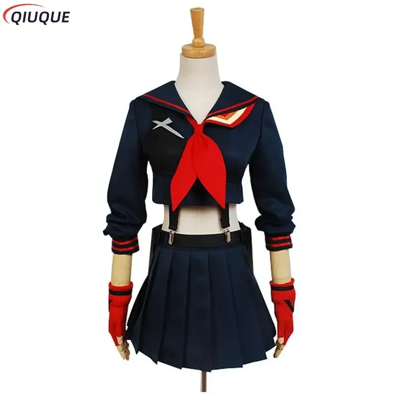 Disfraz de Anime japonés KILL La KILL, disfraz de Ryuko Matoi, Disfraces de Halloween, uniforme de fiesta para mujeres y niñas, hecho a medida