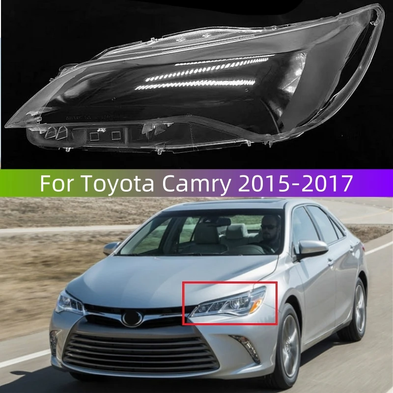 

Для Toyota Camry 2015 2016 2017, автомобильные аксессуары, крышка фар автомобиля, замена оригинального абажура