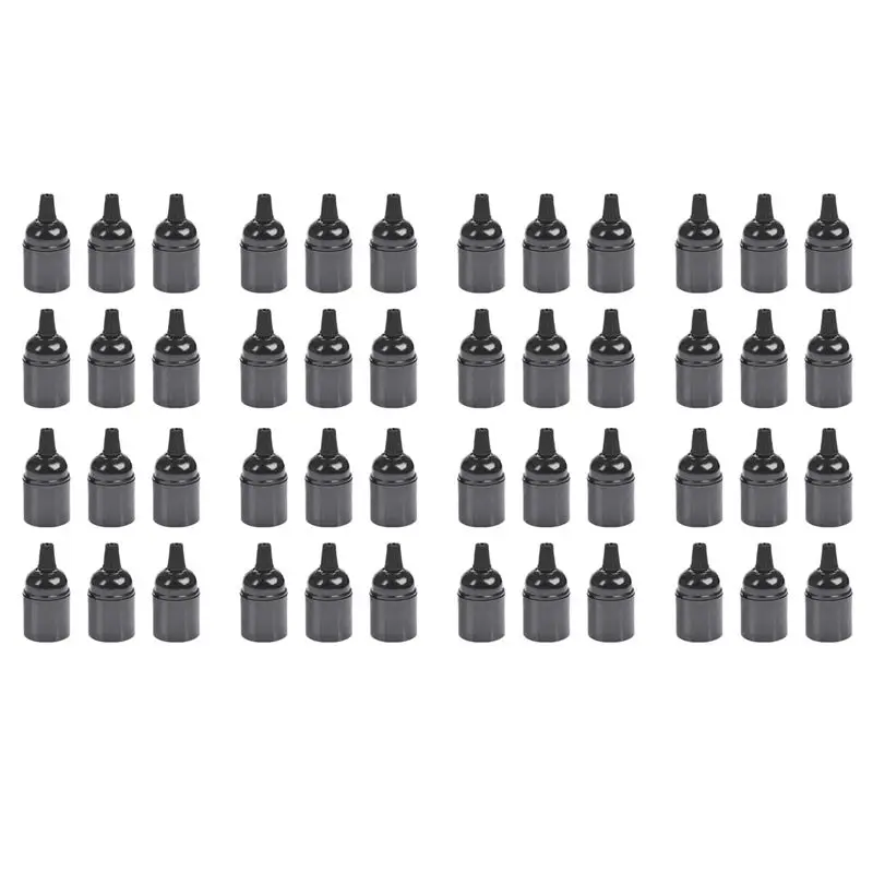 A19F-48-Pack Bakelite Lamp Holder E26/ E27 Light Socket Vintage Bulb Socket ES Screw Lampholder For Ceiling/Pendent/Floor