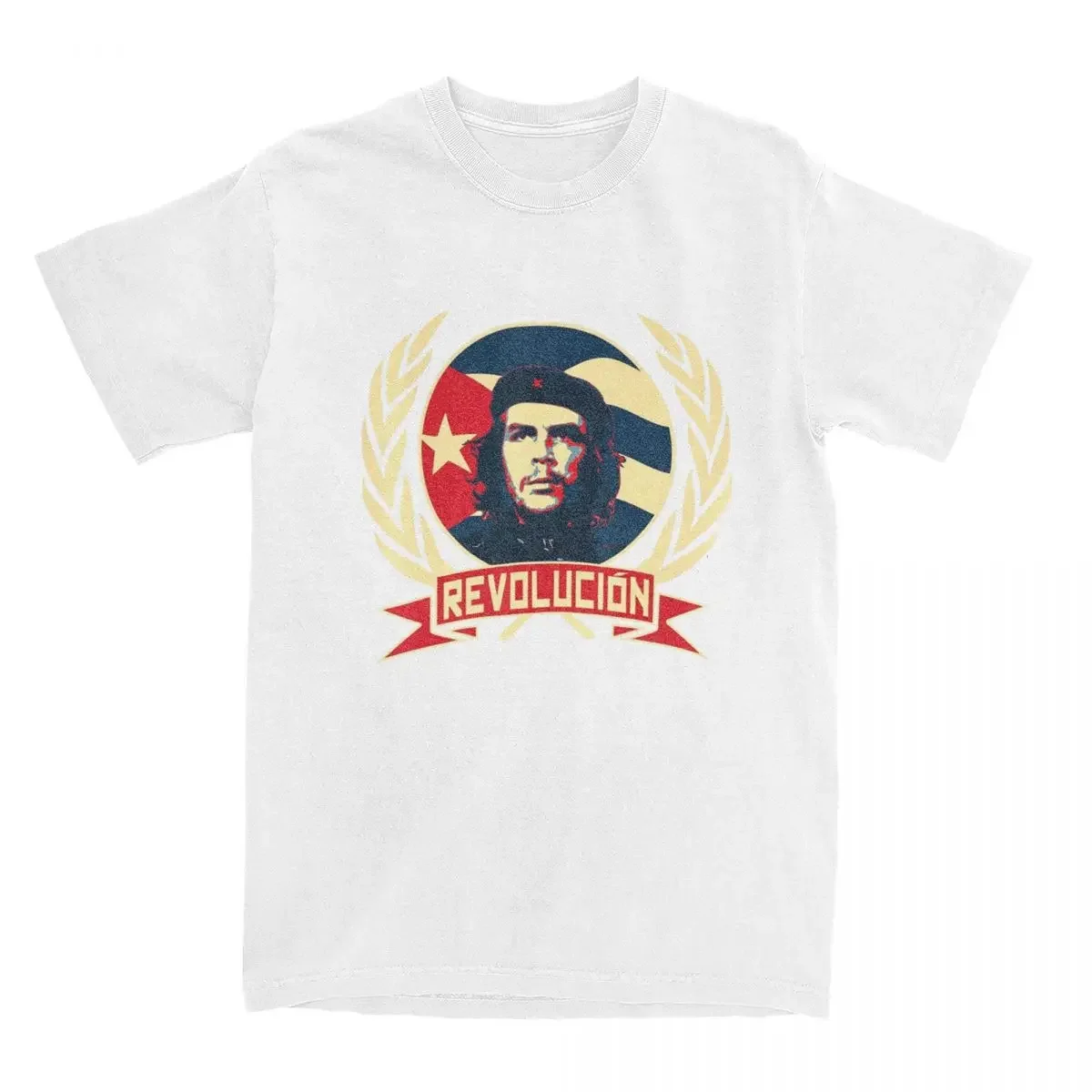 Vintage Tops Summer Cotton O Neck Oversized Clothes style Che Guevara T-Shirt viva la revolucion Harajuku T-Shirts Short-Sleeve