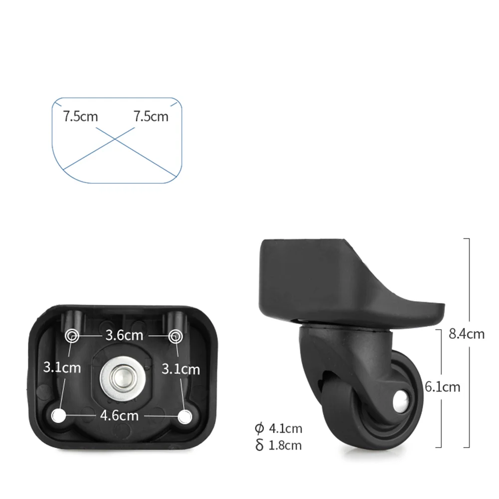 Applicable ZanFor American Tourister-Accessoires de roue de bagage, roue universelle, réparation de rouleau de bagage, poulie de valise assortie