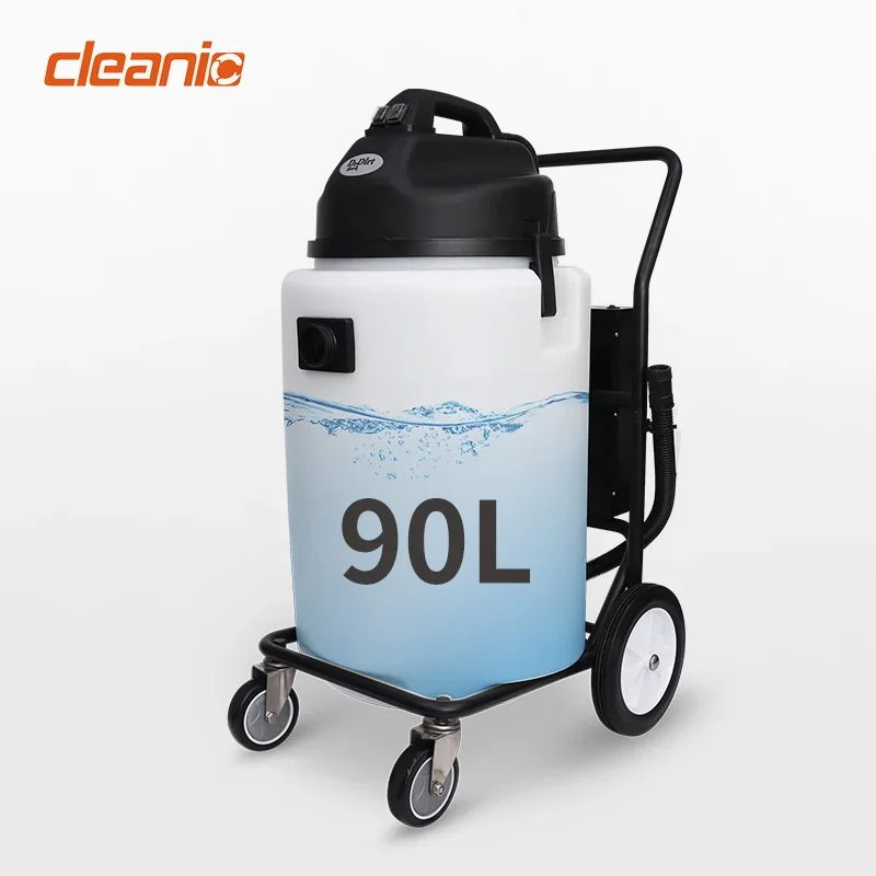 Professional janitorial equipment 90L large plastic heavy duty work water vacuum cleaner for cleaning factories