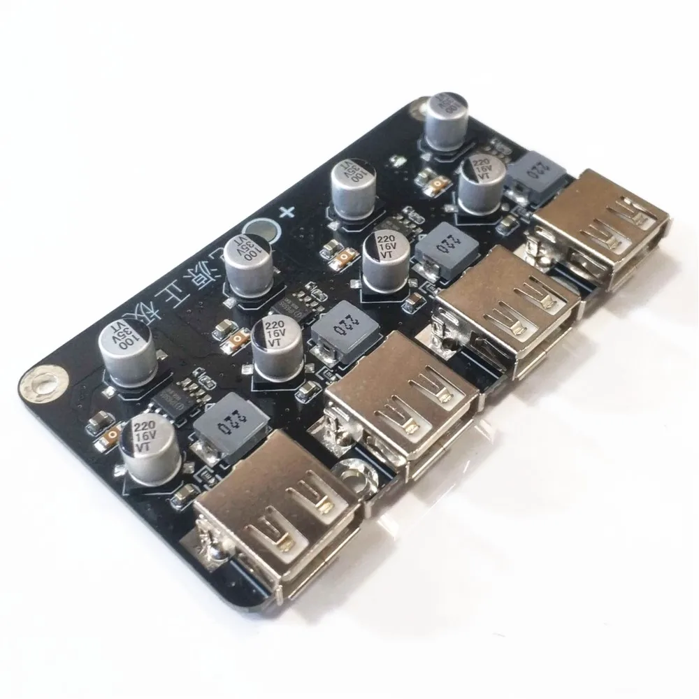 4 Channel Quick Charge Module 12V 24V Turn QC3.0 Fast 1 USB Phone Charging Board Support FCP good quality