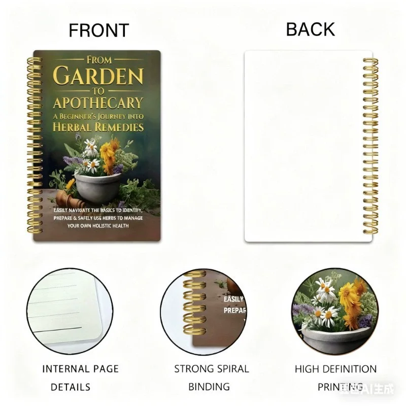 From Garden To Apothecary A Beginner's Journey Into Herbal Remedies  Natural And Herbal Daily Wellness Book