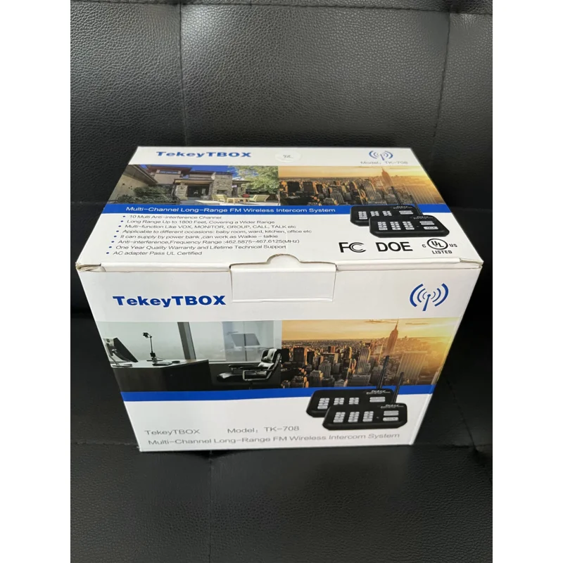 1800Ft Long Range Wireless Home Intercom System for Home House Business Offices Room to Room Intercom Home Communication System