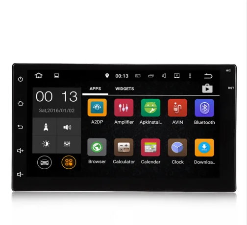 7003 Universal 2 Din Car Radio Android 8.1 GPS Navigation WiFi Auto Audio Stereo MP3 Player FM RDS with Rear Camera