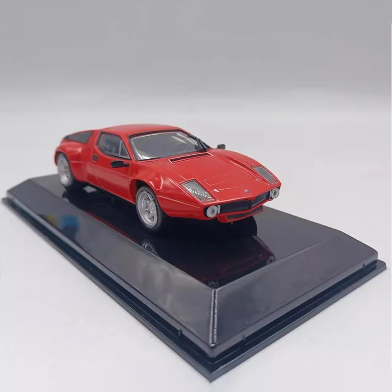 Diecast Original 1:43 Scale Bora Gruppo 4-1973 Alloy Simulation Car Model Collection Decoration Toy Gift Souvenir Display